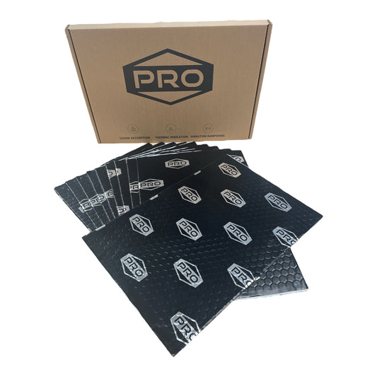 PRO® Premium HEX 4mm Sound Deadening Deadn Mat 35 x 50cm 10 sheets 1.75sqm