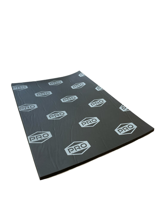 PRO® Thermo Rubber Foam 10mm Sound Absorbing Thermal Deadn Mat 10 sheets 35cm x 50cm 1.75sqm